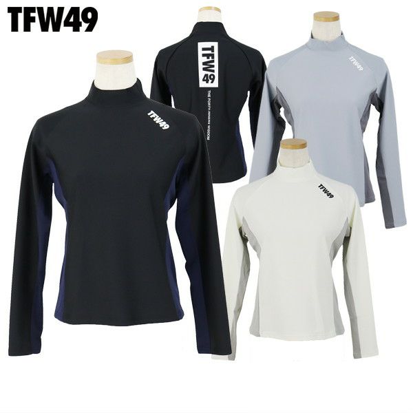 High Neck Shirt Ladies Tea F Dublue Forty Nine TFW49 2024 Fall / Winter New Golf Wear