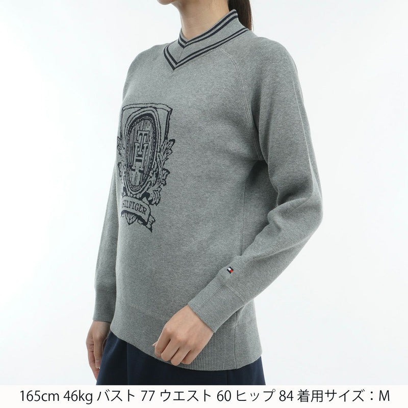 女子毛衣湯米·希爾菲格（Tommy Hilfiger）高爾夫日本正版產品高爾夫服裝