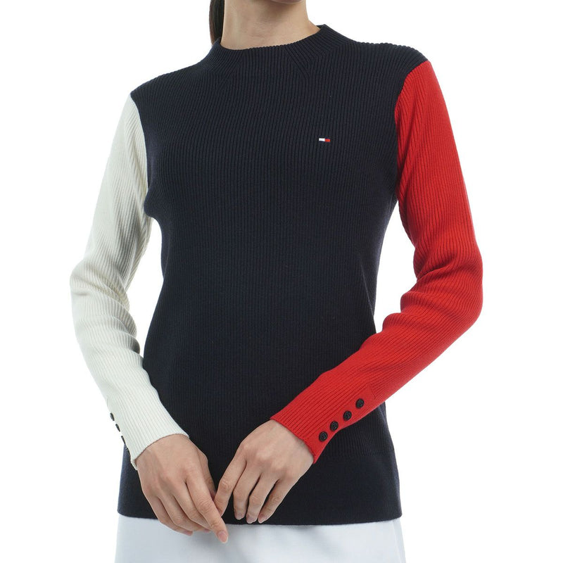 毛衣女士Tommy Hilfiger高爾夫Tommy Hilfiger Golf Japan Japan Pureine 2024秋季 /冬季高爾夫服裝