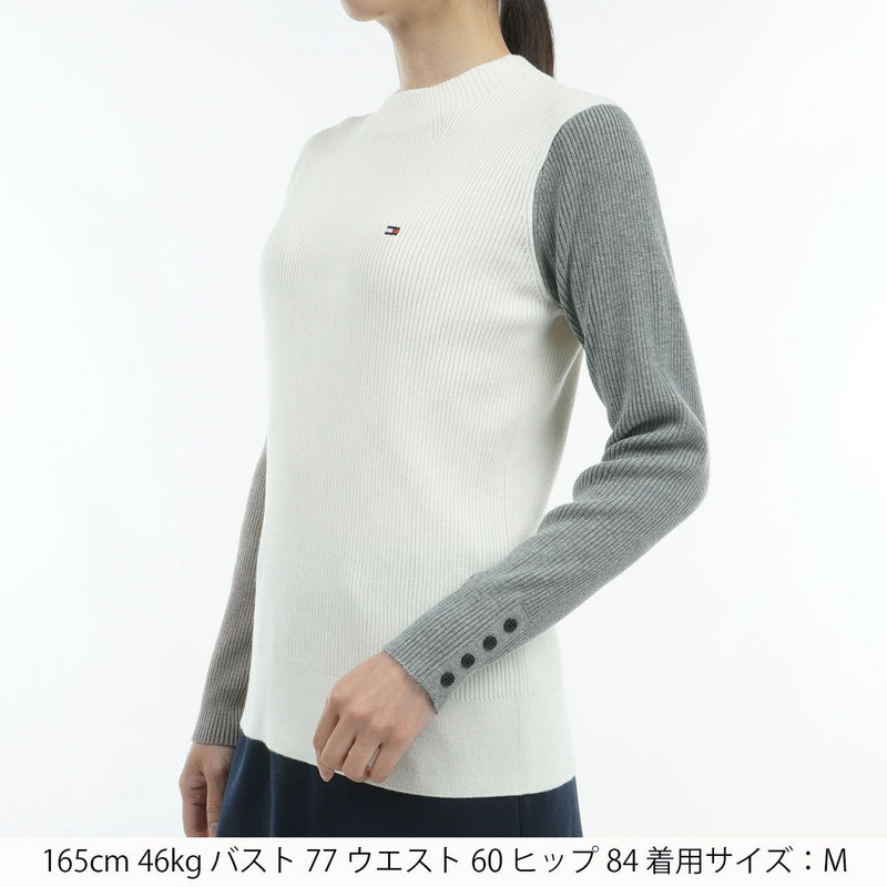 毛衣女士Tommy Hilfiger高爾夫Tommy Hilfiger Golf Japan Japan Pureine 2024秋季 /冬季高爾夫服裝