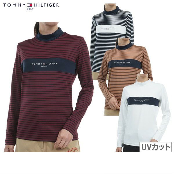 하이 넥 셔츠 숙녀 Tommy Hilfiger 골프 Tommy Hilfiger 골프 일본 진짜 2024 가을 / 겨울 뉴 골프 착용