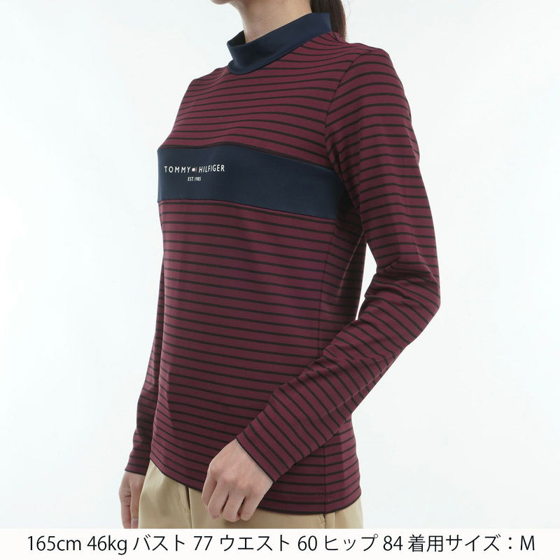 High Neck Shirt Ladies Tommy Hilfiger Golf TOMMY HILFIGER GOLF Japan Genuine 2024 Fall / Winter New Golf wear