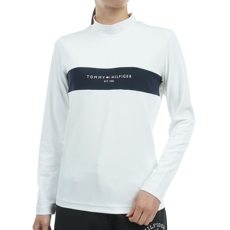 하이 넥 셔츠 숙녀 Tommy Hilfiger 골프 Tommy Hilfiger 골프 일본 진짜 2024 가을 / 겨울 뉴 골프 착용