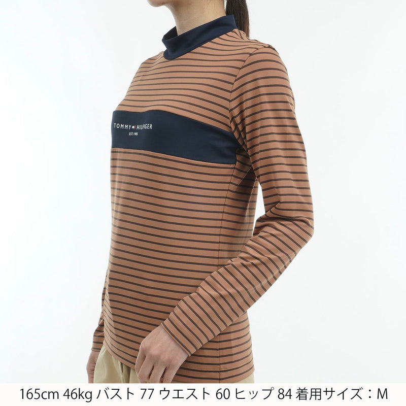 ハイネックシャツ レディース トミー ヒルフィガー ゴルフ TOMMY HILFIGER GOLF 日本正規品 2024 秋冬 新作 ゴルフウェア