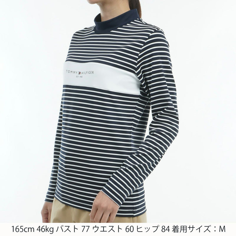 High Neck Shirt Ladies Tommy Hilfiger Golf TOMMY HILFIGER GOLF Japan Genuine 2024 Fall / Winter New Golf wear