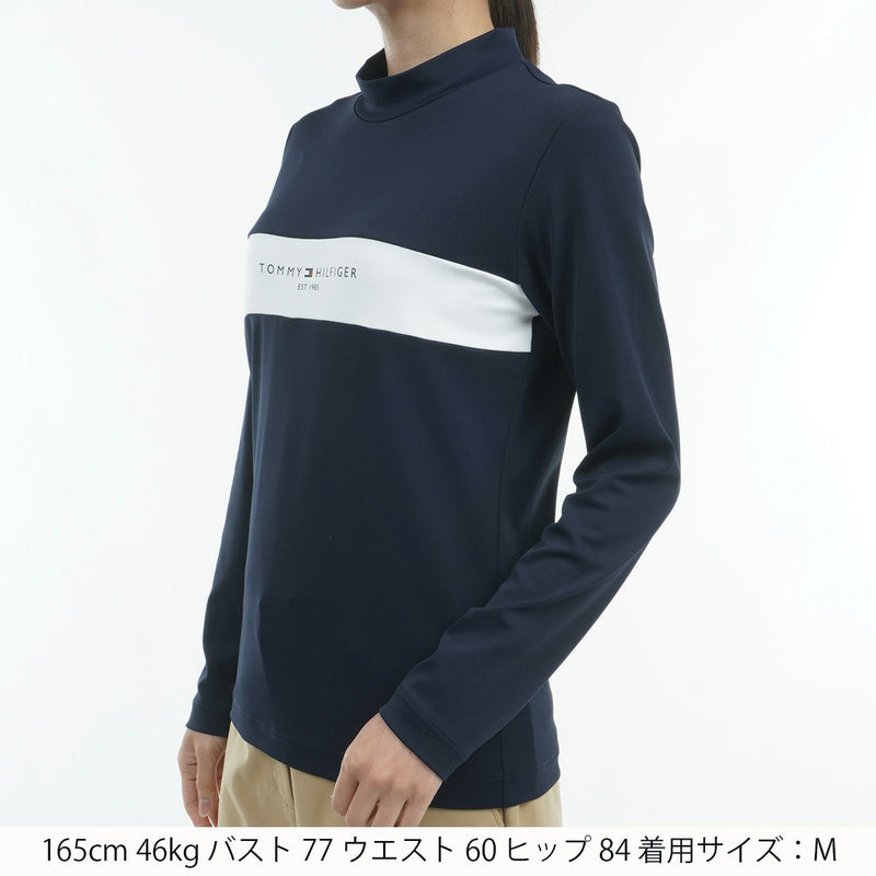 High Neck Shirt Ladies Tommy Hilfiger Golf TOMMY HILFIGER GOLF Japan Genuine 2024 Fall / Winter New Golf wear