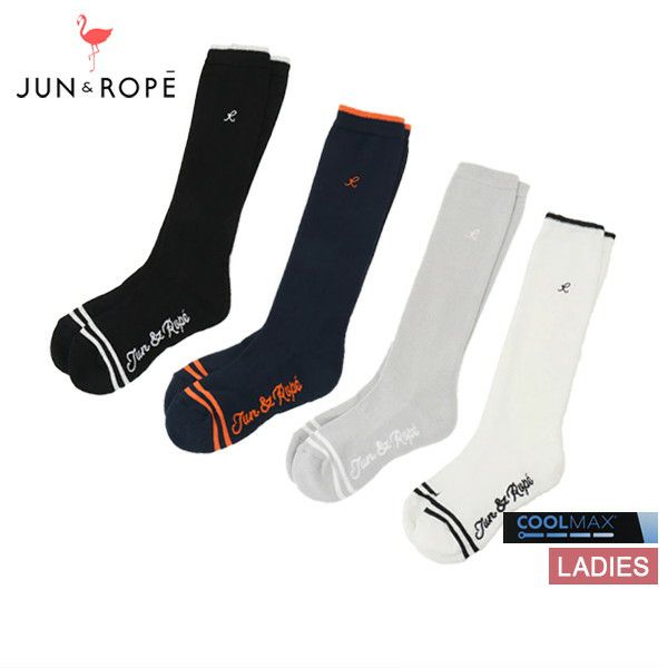 High Socks Ladies Jun & Lope Jun & Rope 2024 Fall / Winter New Golf