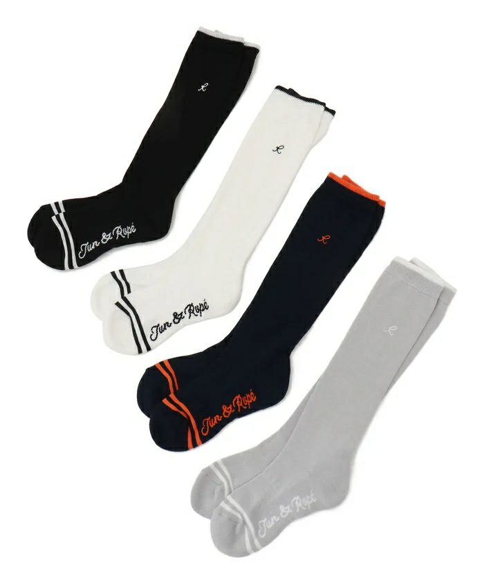 High Socks Ladies Jun & Lope Jun & Rope 2024 Fall / Winter New Golf