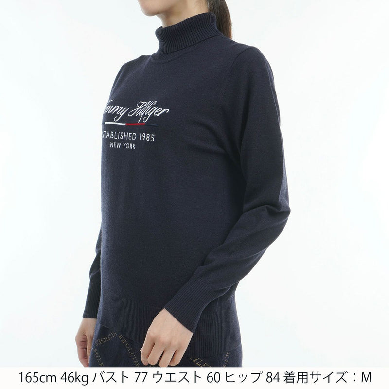 毛衣女士Tommy Hilfiger高爾夫Tommy Hilfiger Golf Japan Japan Pureine 2024秋季 /冬季高爾夫服裝