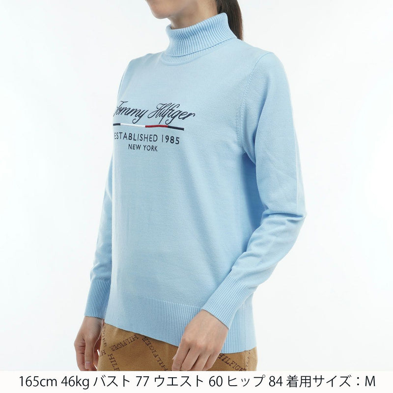 毛衣女士Tommy Hilfiger高爾夫Tommy Hilfiger Golf Japan Japan Pureine 2024秋季 /冬季高爾夫服裝