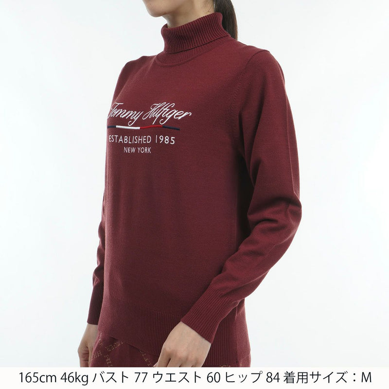 Sweater Ladies Tommy Hilfiger Golf TOMMY HILFIGER GOLF Japan Genuine 2024 Fall / Winter Golf wear