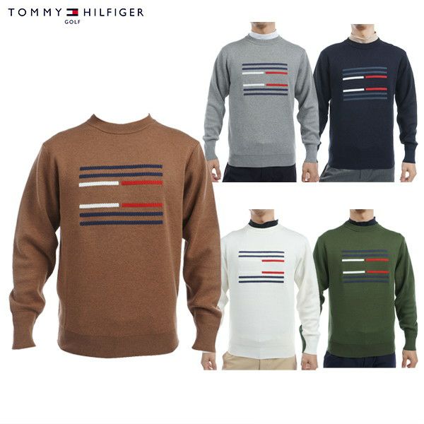 남자 스웨터 Tommy Hilfiger 골프 일본 진짜 제품 골프 착용