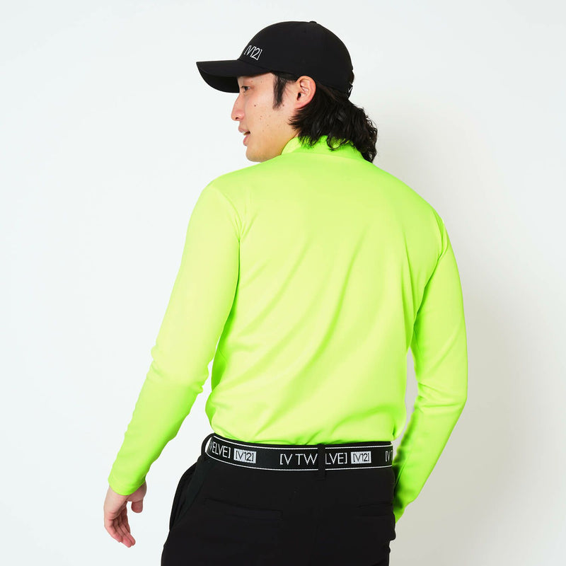 High Neck Shirt Men's V12 Golf Vi Twelve 2024 Fall / Winter New Golf Wear