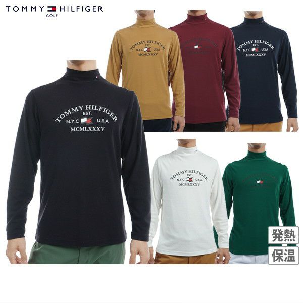 하이 넥 셔츠 남자 Tommy Hilfiger 골프 Tommy Hilfiger 골프 일본 진짜 2024 가을 / 겨울 뉴 골프 착용