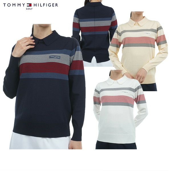 Sweater Ladies Tommy Hilfiger Golf TOMMY HILFIGER GOLF Japan Genuine 2024 Fall / Winter Golf wear