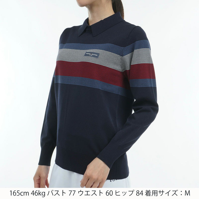 毛衣女士Tommy Hilfiger高爾夫Tommy Hilfiger Golf Japan Japan Pureine 2024秋季 /冬季高爾夫服裝