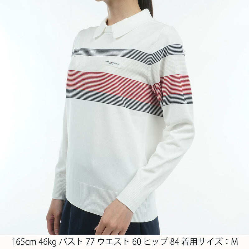 毛衣女士Tommy Hilfiger高爾夫Tommy Hilfiger Golf Japan Japan Pureine 2024秋季 /冬季高爾夫服裝