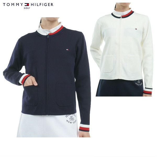 가디건 레이디스 Tommy Hilfiger 골프 Tommy Hilfiger Golf Japan Genuine 2024 가을 / 겨울 뉴 골프 착용