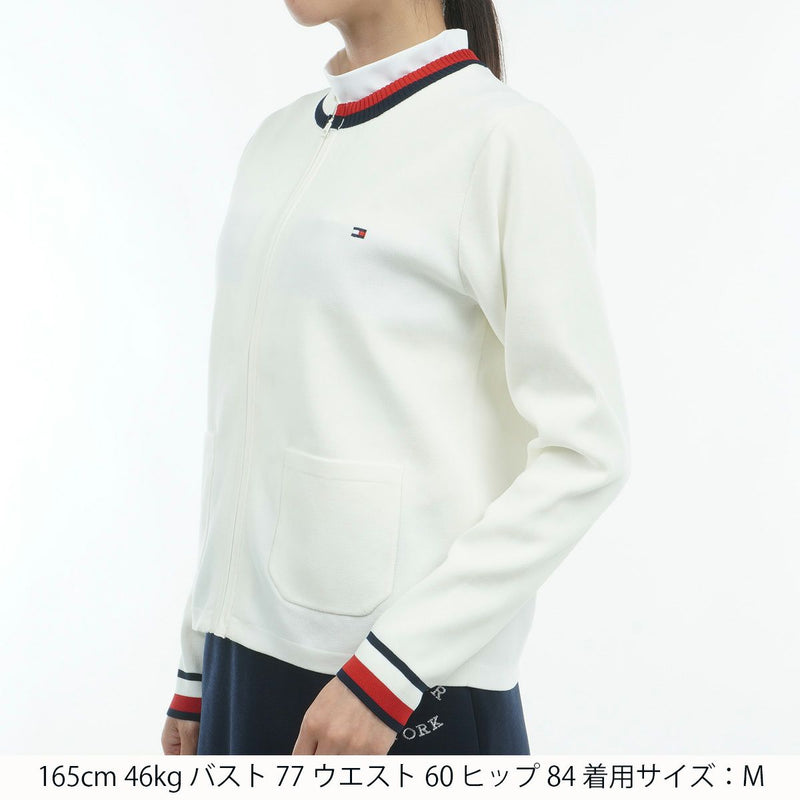 가디건 레이디스 Tommy Hilfiger 골프 Tommy Hilfiger Golf Japan Genuine 2024 가을 / 겨울 뉴 골프 착용