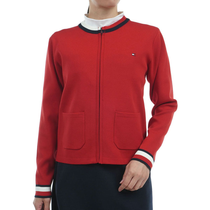 가디건 레이디스 Tommy Hilfiger 골프 Tommy Hilfiger Golf Japan Genuine 2024 가을 / 겨울 뉴 골프 착용