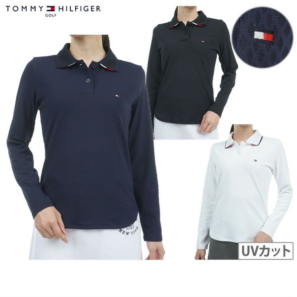 Poro Shirt Ladies Tommy Hilfiger Golf TOMMY HILFIGER GOLF Japan Genuine 2024 Fall / Winter New Golf Wear