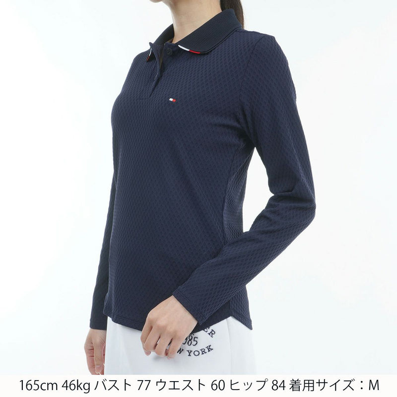 Poro Shirt Ladies Tommy Hilfiger Golf TOMMY HILFIGER GOLF Japan Genuine 2024 Fall / Winter New Golf Wear