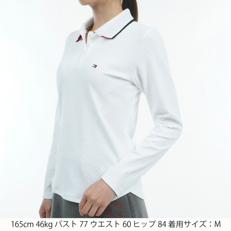 Poro Shirt Ladies Tommy Hilfiger Golf TOMMY HILFIGER GOLF Japan Genuine 2024 Fall / Winter New Golf Wear