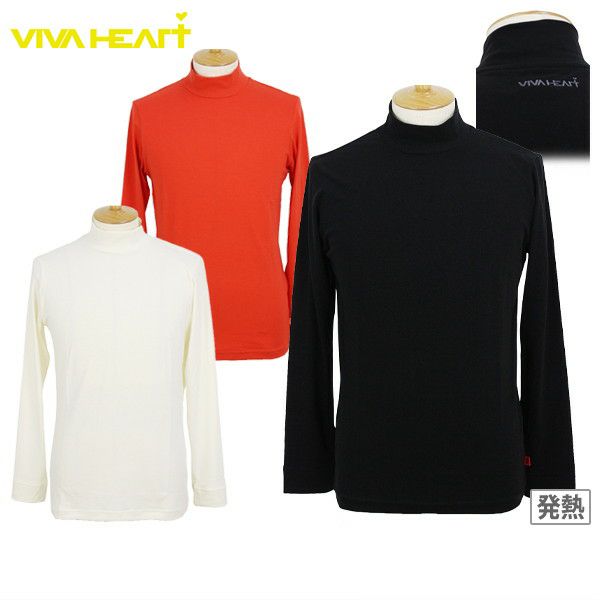 High Neck Shirt Men's Viva Heart VIVA HEART 2024 Fall / Winter New Golfware