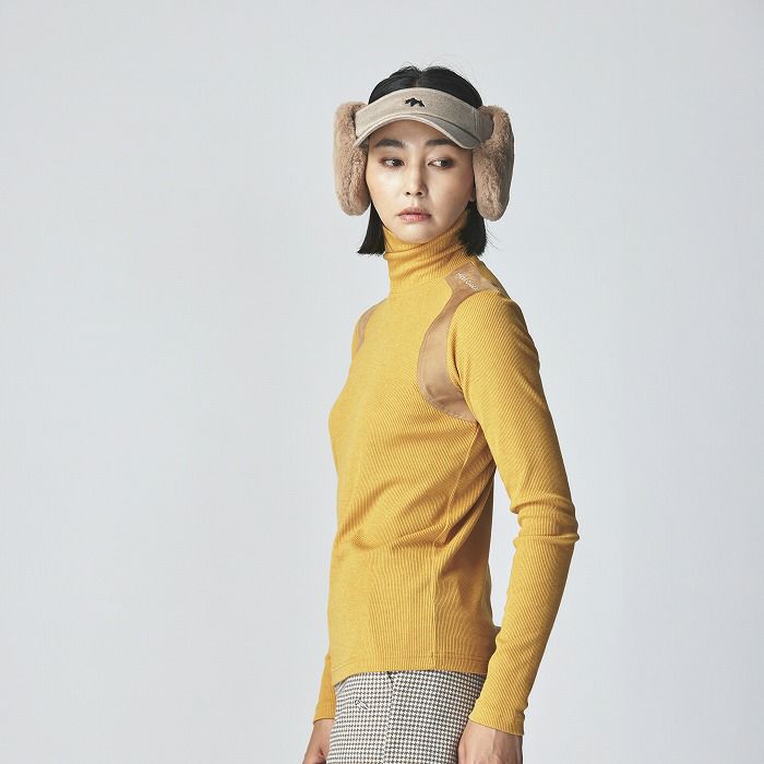 High Neck Shirt Ladies Heal Create Create Heal Creek 2024 가을 / 겨울 New Golfware