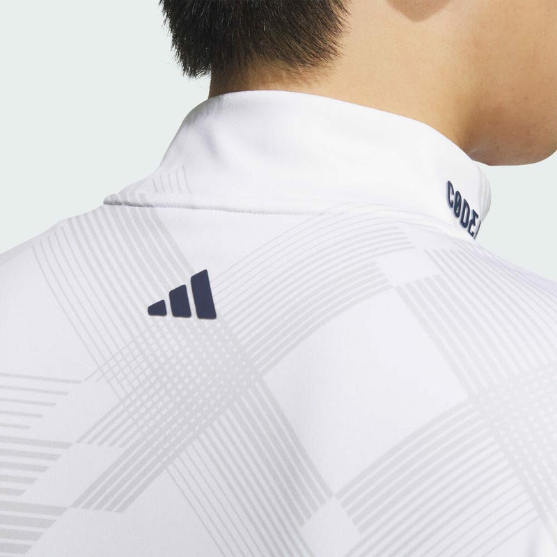 High Neck Shirt Men's Adidas Adidas Golf Adidas Golf Japan Genuine 2024 Fall / Winter New Golf Wear