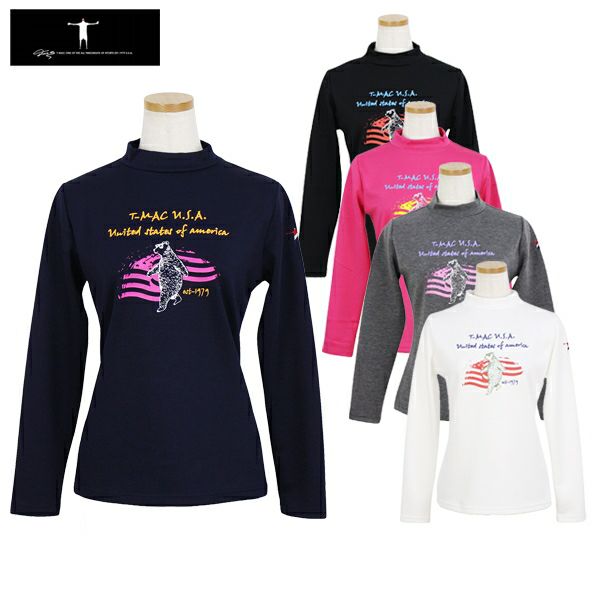 High Neck Shirt Ladies Tea Mac T-Mac 2024 Autumn / Winter Golf wear