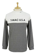 High Neck Shirt Men's Tea Mac T-Mac 2024 Autumn / Winter Golf wear