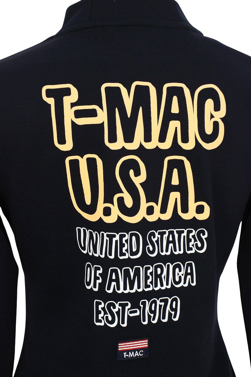 高脖子襯衫女士茶Mac T-Mac 2024秋季 /冬季高爾夫服裝