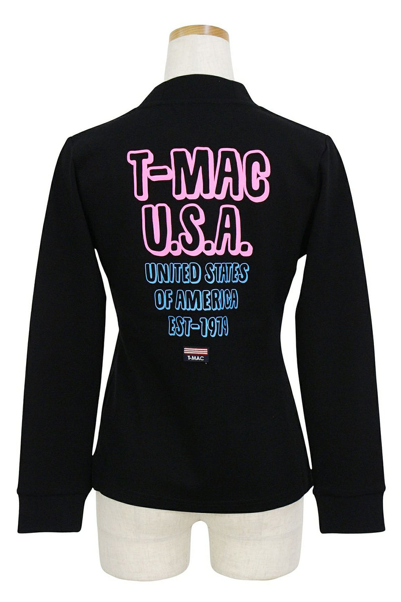 高脖子襯衫女士茶Mac T-Mac 2024秋季 /冬季高爾夫服裝