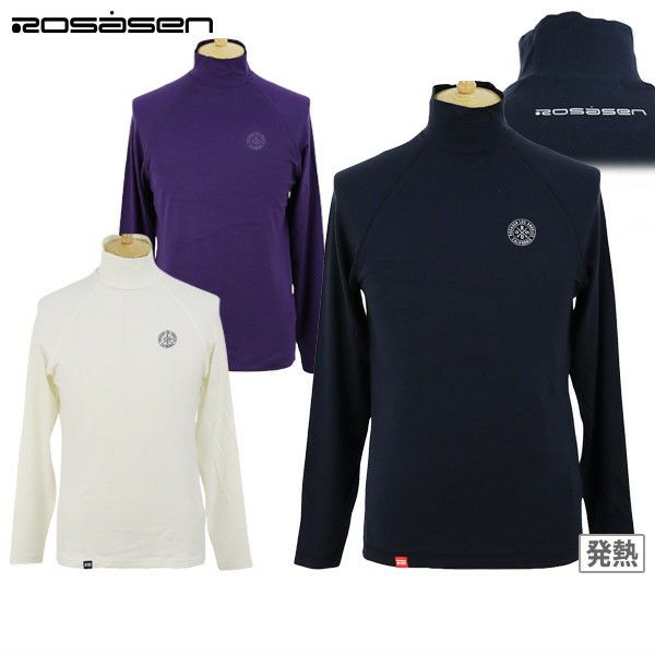 High Neck Shirt Men's Losersen ROSASEN 2024 Fall / Winter New Golf Wear