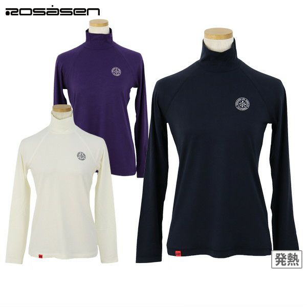 High Neck Shirt Ladies Losersen ROSASEN 2024 Fall / Winter New Golf Wear