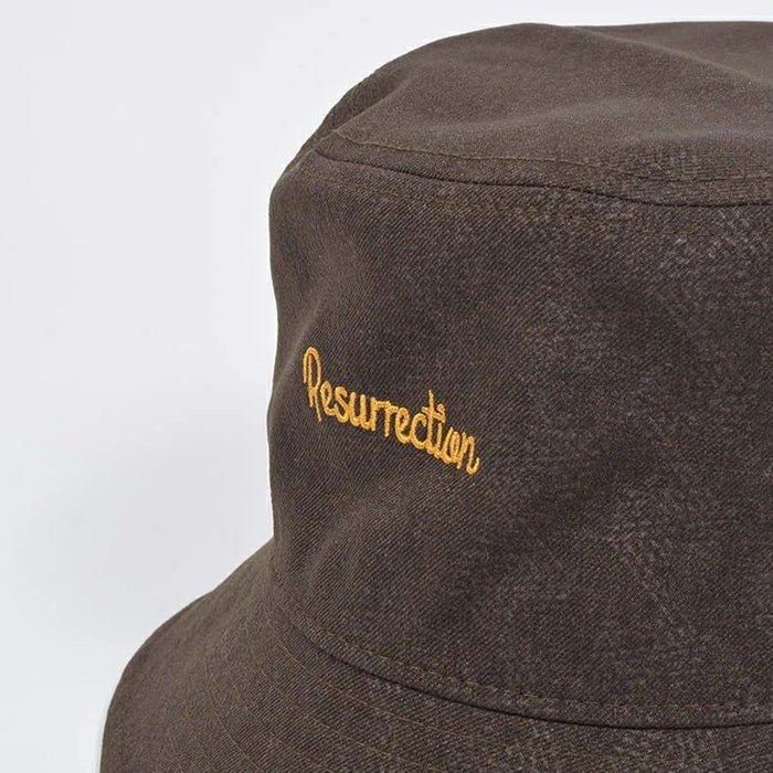 【美品】レザレクション　バケットハット　ブラック　L メンズ　レディース　ゴルフ ハット メンズ レディース レザレクション Resurrection ゴルフ