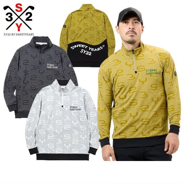 High Neck Shirt Men's SY32 by Sweet Years Golf Eswisarty by Sweet Iyers Golf Japan Genuine 2024 Fall / Winter New Golf Wear