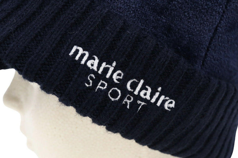 ニットキャップ レディース マリクレール マリ・クレール スポール marie claire sport 2024 秋冬 新作 ゴルフ