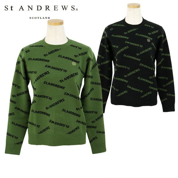 Sweater Ladies Sent and Ruice ST Andrews 2024 Fall / Winter New Golf Wear