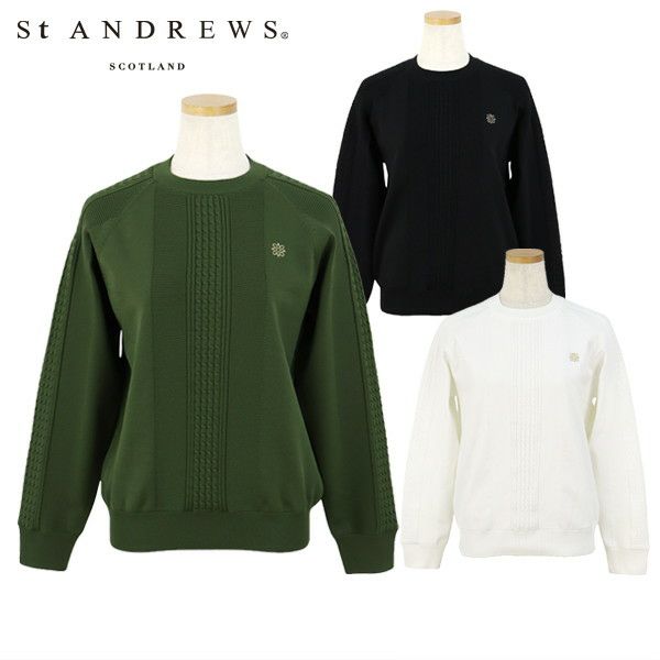 Sweater Ladies Sent and Ruice ST Andrews 2024 Fall / Winter New Golf Wear