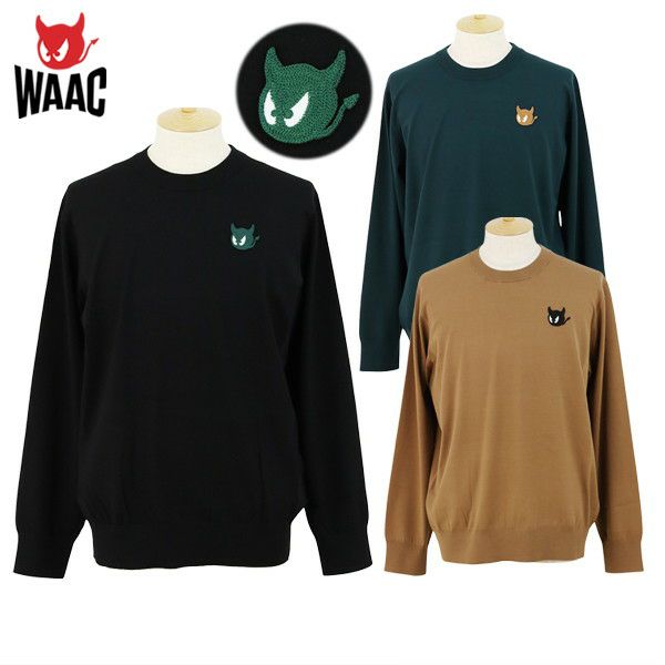 毛衣男士Wuck Waac Japan Pureine 2024秋季 /冬季高爾夫服裝