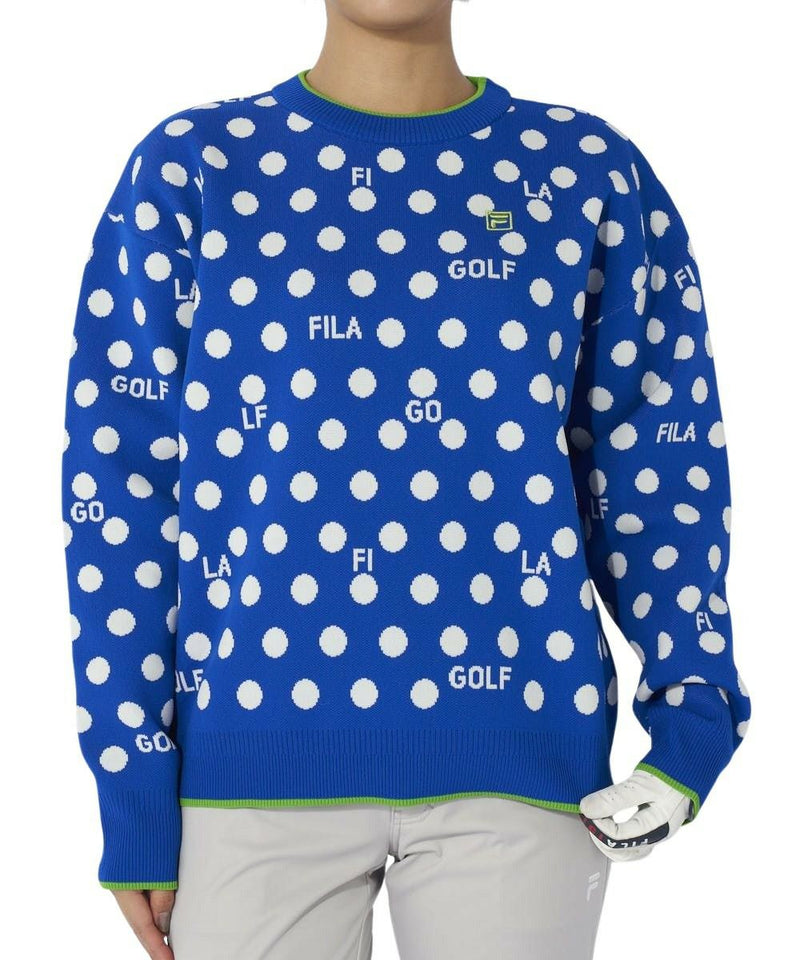 Sweater Ladies Firafilagolf FILA GOLF 2024 Fall / Winter New Golf Wear