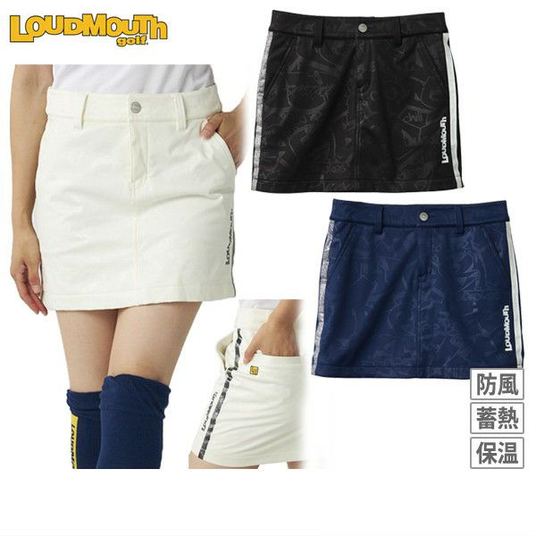 Skirt Ladies Loud Mouth Golf LOUDMOUTH GOLF Japan Genuine Japan Standard 2024 Fall / Winter New Golf Wear