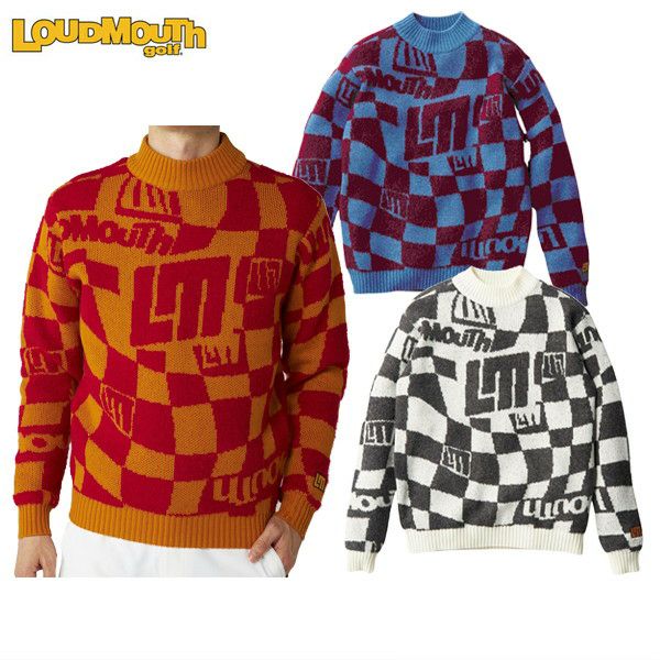 Sweater Men's Loud Mouth Golf LOUDMOUTH GOLF Japan Genuine Japan Standard 2024 Fall / Winter New Golf Wear