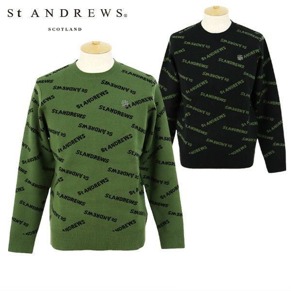 Sweater Men's Sent and Ruice ST Andrews 2024 Fall / Winter New Golf Wear