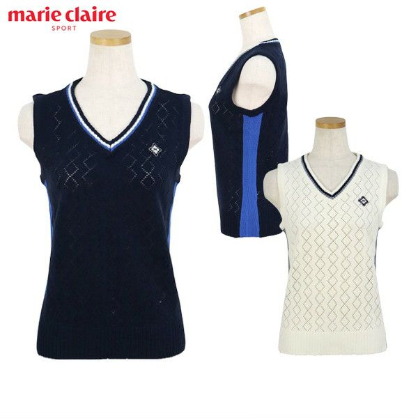 니트 최고의 숙녀 Maricrail Sport Marie Claire Sport 2024 가을 / 겨울 새 골프 착용