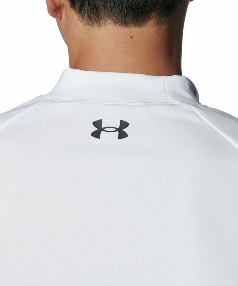 High Neck Shirt Men's Under Armor Golf Under Armor Golf Japan Genuine 2024 Fall / Winter New Golf Wear