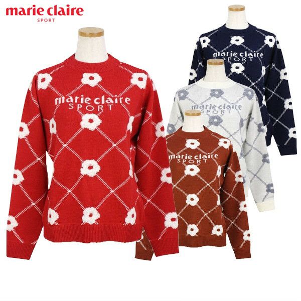 Sweater Ladies Mariclail Mari Claire Sport Marie Claire Sport 2024 Fall / Winter New Golf Wear