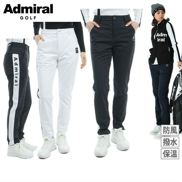 Long Pants Ladies Admiral Golf ADMIRAL GOLF Japan Genuine 2024 Fall / Winter New Golf wear